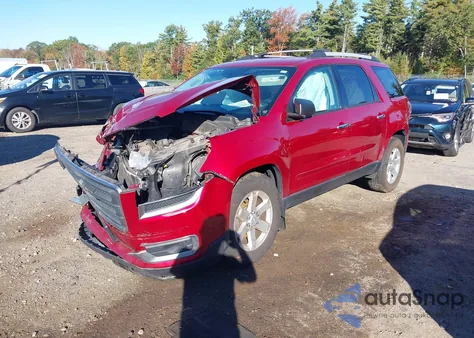 2014 GMC Acadia Sle-2 from USA, damaged, VIN 1GKKVPKD5EJ312761
